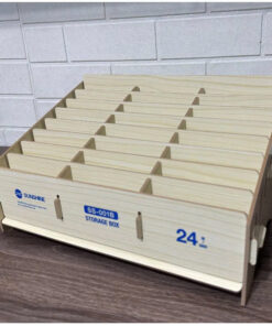 Khay Gỗ Để Đồ 24 Ngăn Kích Thước 32x19x16cm | Táo Thẩm Tools
