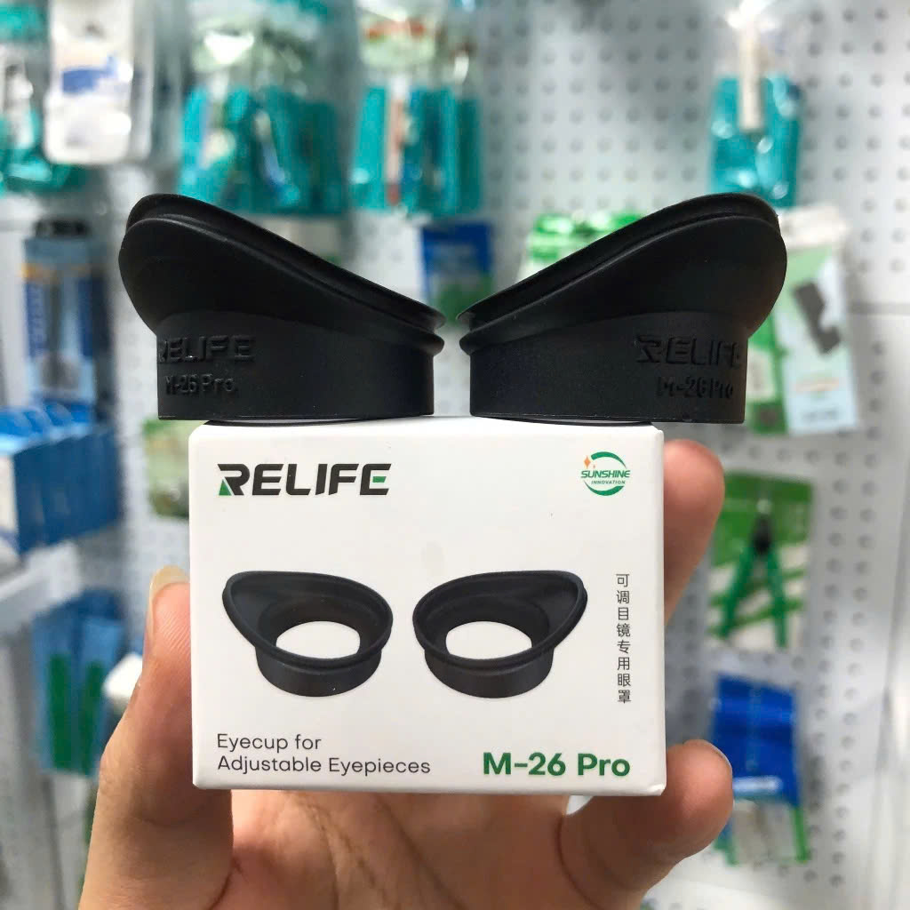 Núm Cao Su Mắt Kính Hiển Vi Cao Cấp Relife M-26 Pro (2 Cái) | Táo Thẩm Tools