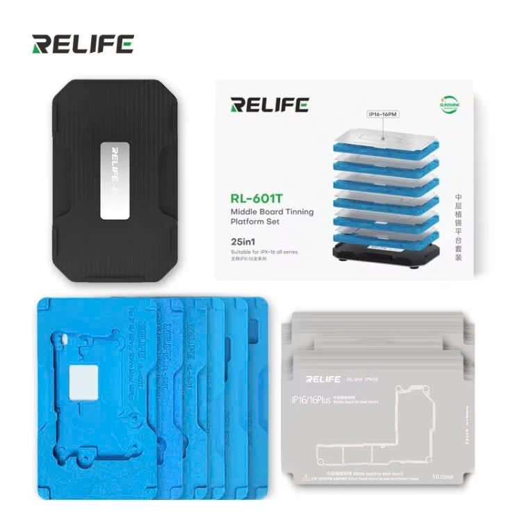 Đế Đổ Chân Viền 25in1 Máy X - 16PRM Relife RL-601T | Táo Thẩm Tools