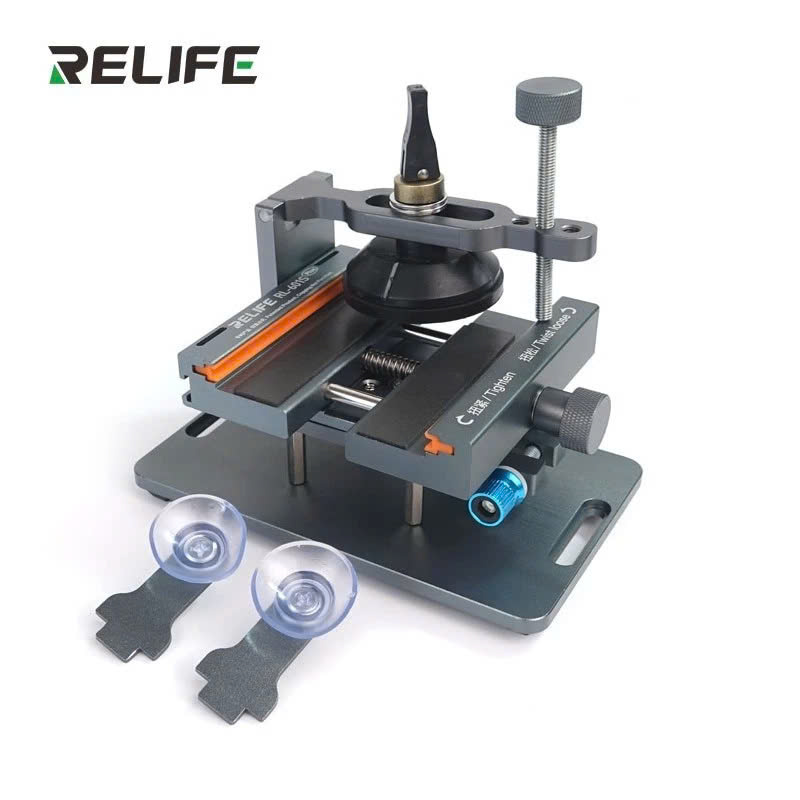 Đế Kẹp Điện Thoại Tách Lưng, Tháo Màn, Giữ Màn 3 in 1 Xoay 360 Độ RELIFE RL-601S Plus|Táo Thẩm Tools