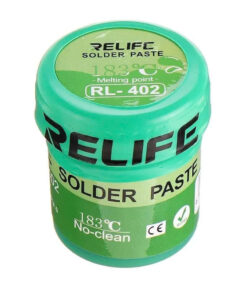 Thiếc hàn bột, chì hàn nhiệt độ cao RELIFE RL-402 183°C phù hợp đóng A, CPU (40g)