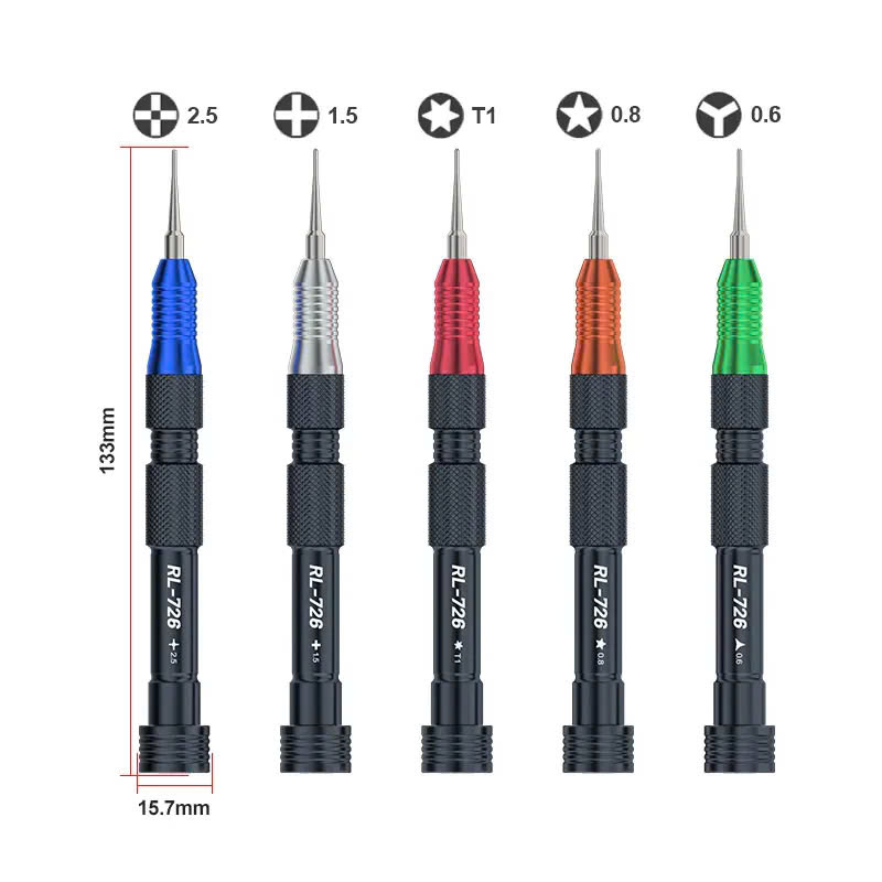Táo Thẩm Tools | Tô Vít 3D Cao Cấp Chống Trượt Relife RL-726 (5 mũi: 3-4-5-6 cạnh và 2 tầng)