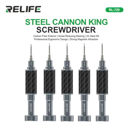 Táo Thẩm Tools | Bộ tô vít mở điện thoại chính hãng RELIFE RL-729A (5 cây)