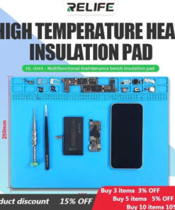 Tấm Lót Sửa Chữa Điện Thoại, Thảm Kỹ Thuật Relife RL-004A (355x250mm) | Táo Thẩm Tools