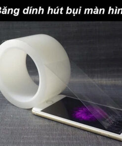 Táo Thẩm Tools | Băng dính từ Sunshine dán kính dính bụi màn hình điện thoại (size 8cm/10cm)