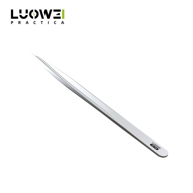 Táo Thẩm Tools | Panh nhíp thép LUOWEI IS-10 ngắn đầu thẳng