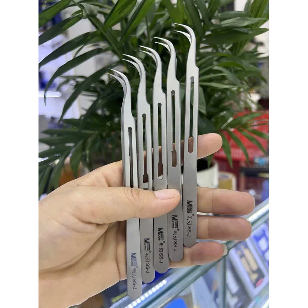 Táo Thẩm Tools | Panh nhíp cong chất lượng cao không từ MaAnt SS-J