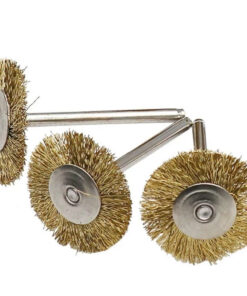 Đầu Chổi Kim Loại Xoay Vệ Sinh Keo Khung Viền Trục Size 2.35mm và 3.0mm | Táo Thẩm Tools
