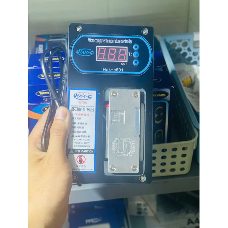 Táo Thẩm Tools | Máy bóc ron điện thoại HAK-C601 (max 400 độ)