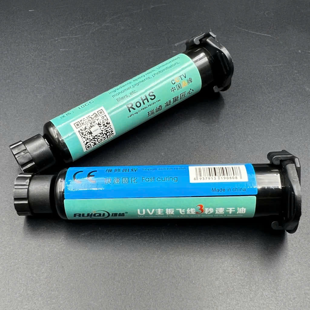 Keo UV RUIQI 3SH948 khô nhanh 3s TRẮNG TRONG | Táo Thẩm Tools