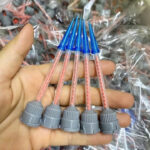 Set 10 Đầu Trộn Keo 2 Thành Phần Kèm Đầu Kim Xanh | Táo Thẩm Tools