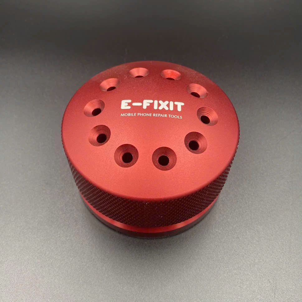 Đế thép xoay cắm tô vít, panh nhíp tròn xoay 360 độ (10 lỗ) | Táo Thẩm Tools