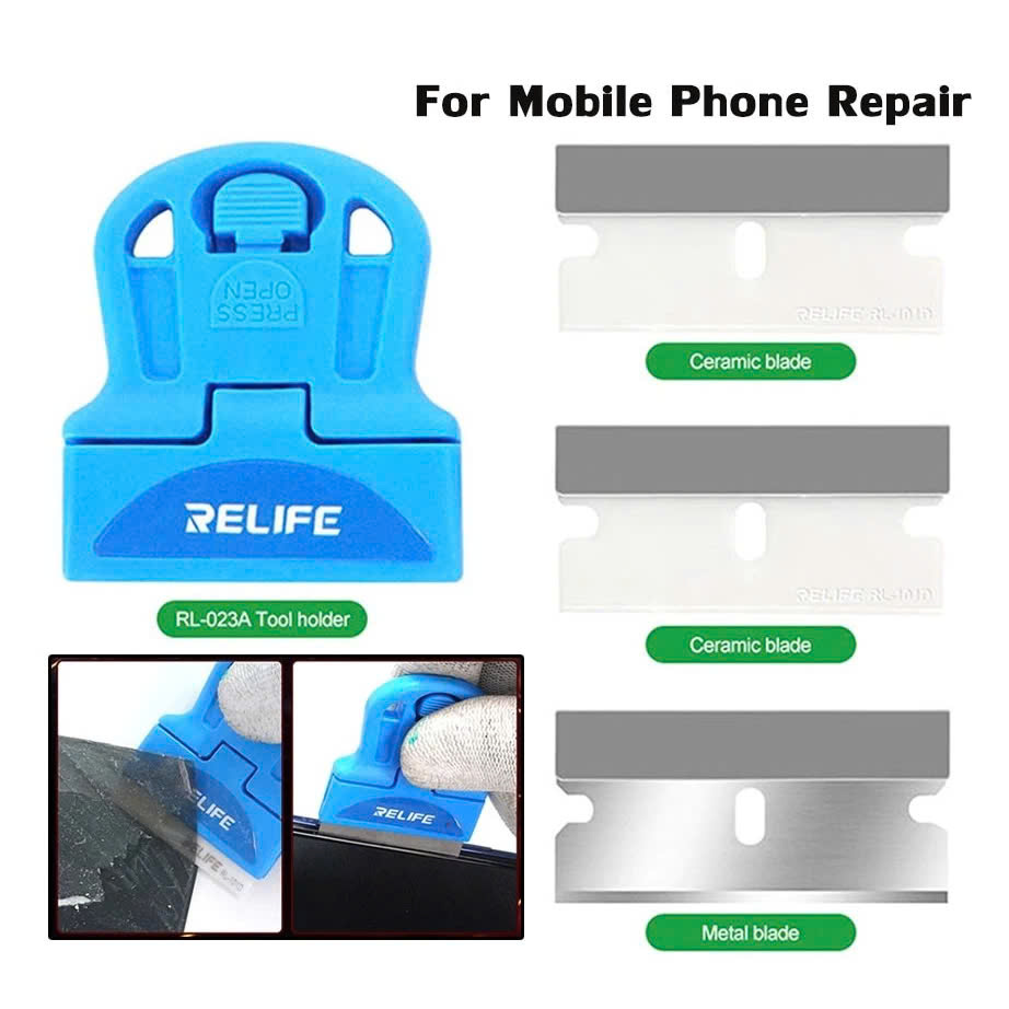 Cán Dao Lam Relife RL-023A (kèm 3 lưỡi) Cạo Keo | Táo Thẩm Tools