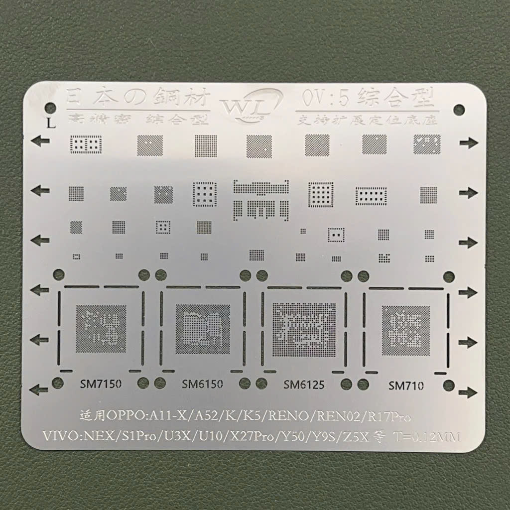 Vỉ làm IC/ làm chân đa năng Oppo/Vivo (WL) | Táo Thẩm Tools