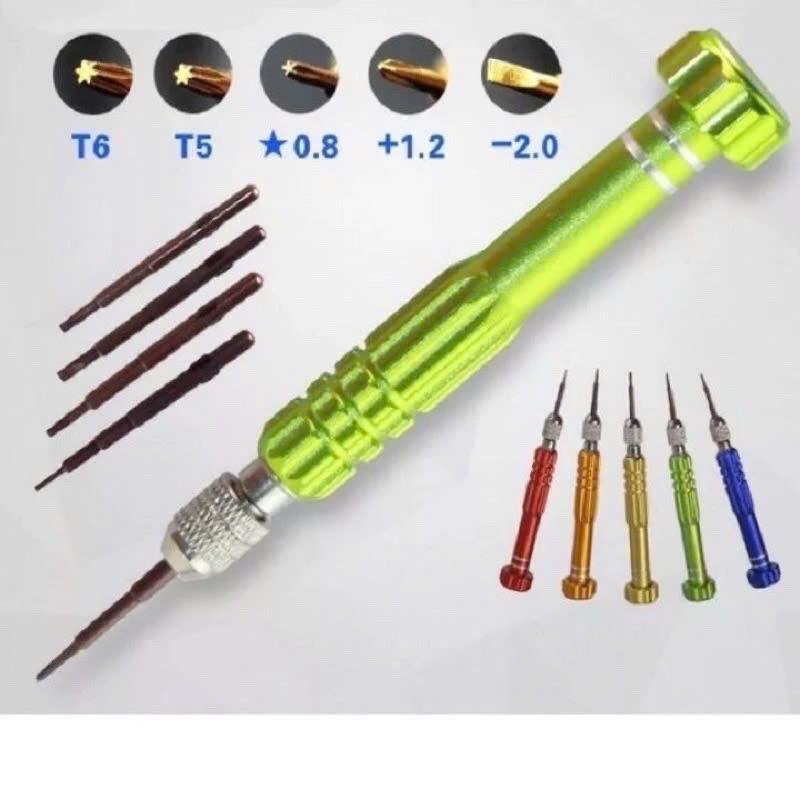 Bộ tua vít 5 đầu sửa chữa điện thoại đa năng cao cấp | Táo Thẩm Tools