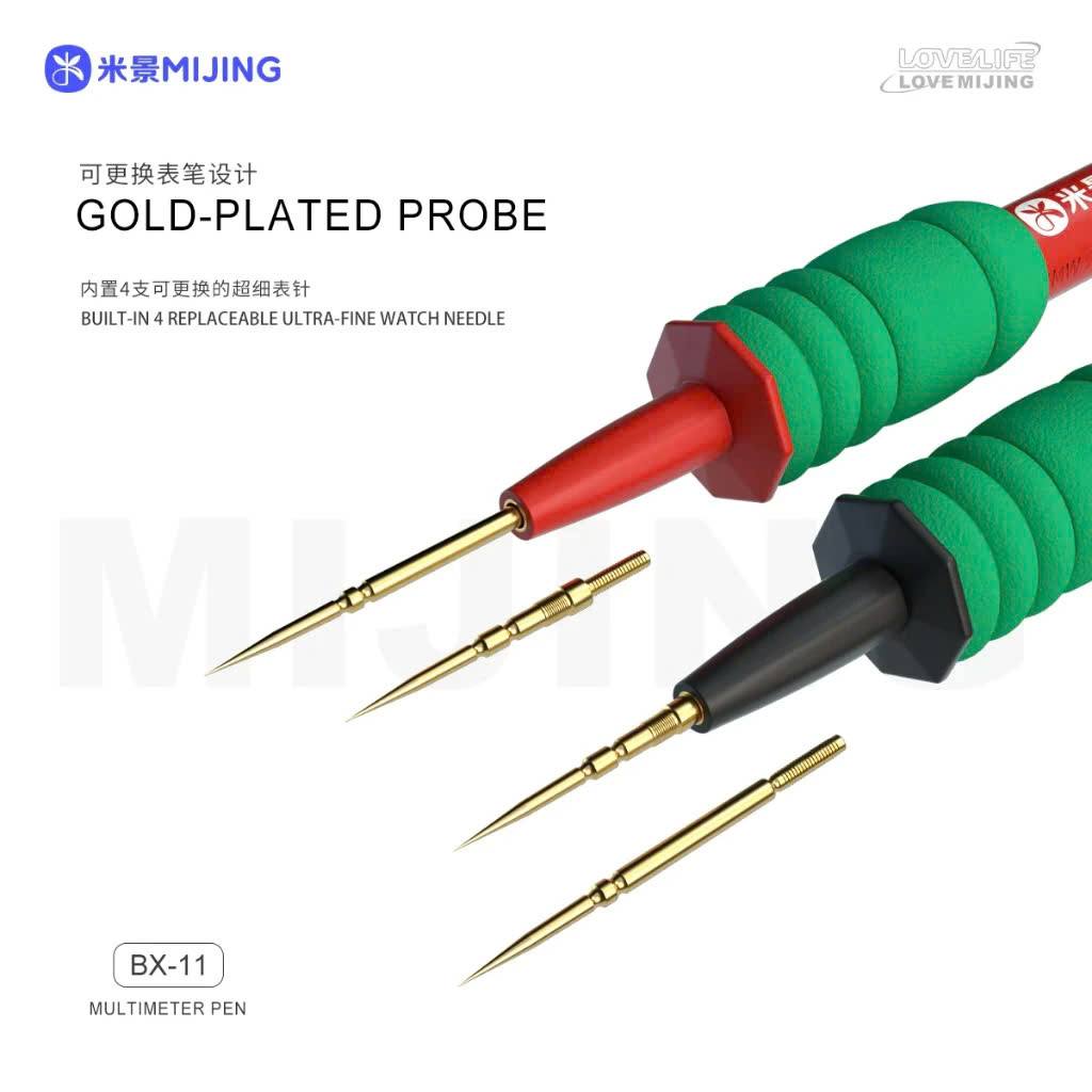 Que Đo MIJING BX-11 (Tặng Kèm Bộ Đầu Thay Thế) | Táo Thẩm Tools
